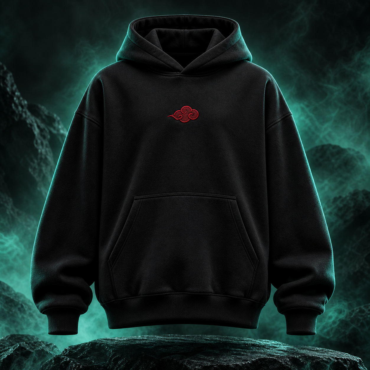 Original black collector hoodie representing comics fandom